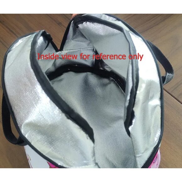 Adorable Hello Kitty Polka Dot Lunch Bag Insulated Tote for Adults Work, Travel - Picture 3 of 3